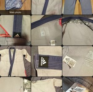 ADIDAS STARS AND STRIPES BRAZILIAN JIU-JITSU GI SIZE A1
